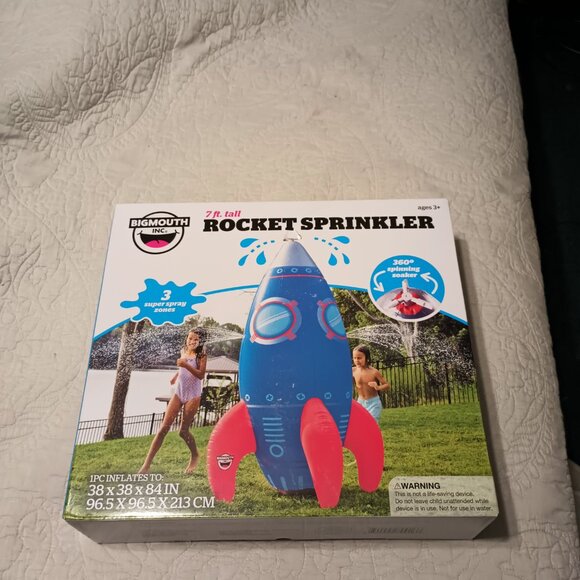 NEW BigMouth 7' Outdoor Giant Rocket Sprinkler - Picture 7 of 7